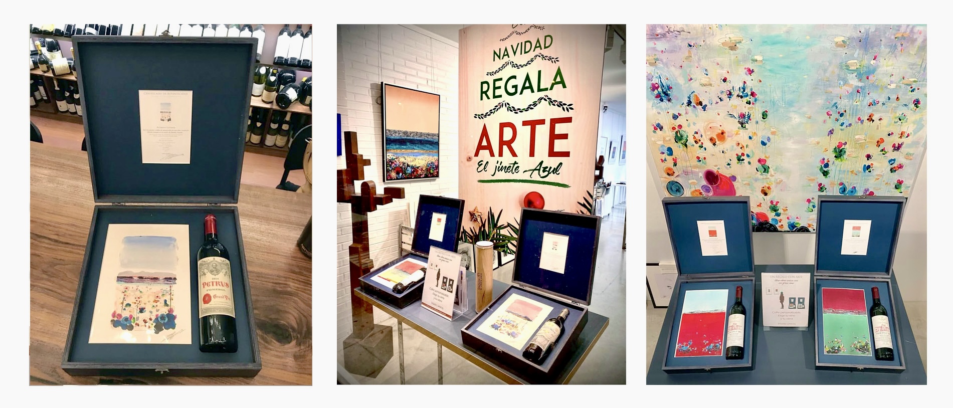 Clientes corporativos que reciben cofres de Arte & Vino